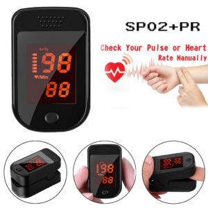 In Stock! Portable Finger Oximeter Fingertip Pulsoximeter Pulse Oximeter Blood Pressure Pulse Heart Rate Monitor Without Battery 2