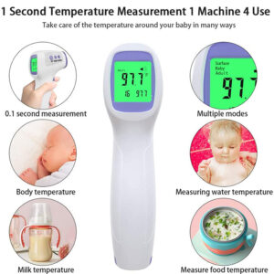 Digital LCD Temperature Indoor Room Meter Thermometer Hygrometer Sensor Humidity Thermometer Infrared Digital Termometro 2