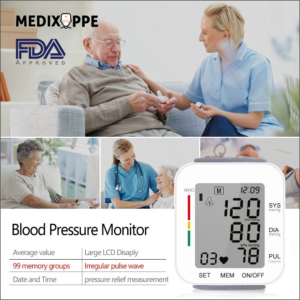 FDA Approved: Blood Pressures Digital Wrist Blood Pressure Monitor Meter Device Medical Equipment Arm Blood Pressure Sphygmomanometer