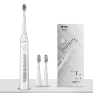 Medix PPE- Seago SG-507 Sonic Electric Toothbrush Adults Oral Care Teeth Whitening Massage Gum 5 Modes Waterproof Rechargeable Tooth Brush